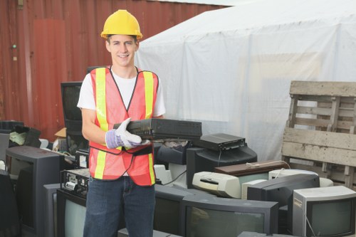 State-of-the-art waste management technology in use