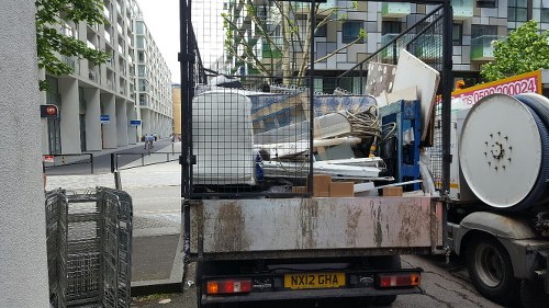 Garden clearance team at work
