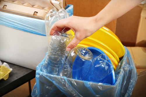 Clean and organized office space after clearance in Poplar